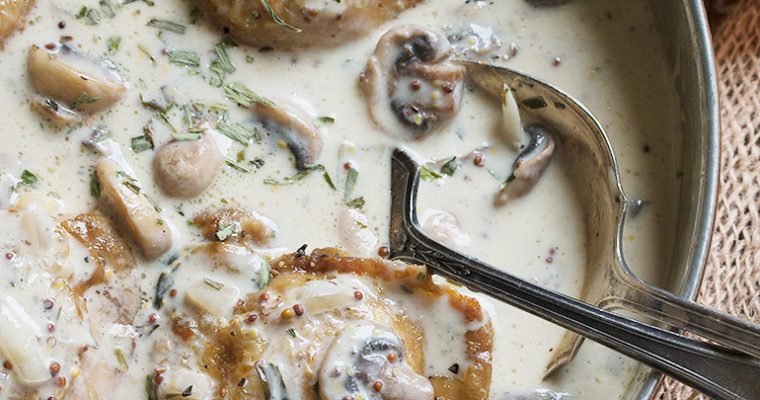 Tarragon Mushroom Chicken