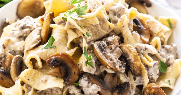 Poor Mans Beef Stroganoff