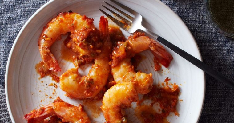 Sun Dried Tomato Crusted Shrimp
