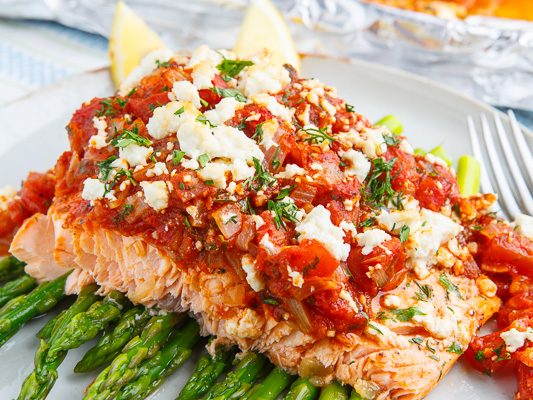 Greek Baked Salmon